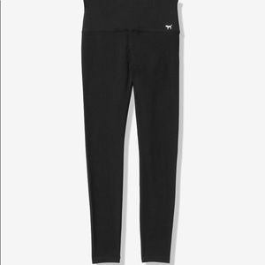 Vs pink black rushed butt leggings